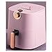 JMSL Friteuse à air-ménage Multifonctionnel 4.5L Grande capacité-friteuse électrique-Four électrique sans fumée Intelligent sans Huile,Rose