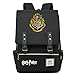 Produktbild JIJOZN Harry Pt Schulranzen, Rucksäcke für Mädchen und Jungen mit Hogwarts Wappen, großer Rucksack für Schulreise, Schwarz , M