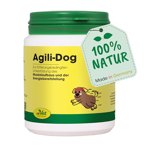 cdVet Naturprodukte Agili-Dog 70 g - Hund - Ergänzungsfuttermittel - Versorgung von Kräutern + Vitaminen + Eisen - Lustlosigkeit + nach Krankheit + Operation + während Trächtigkeit - Muskelaufbau - cdVet Naturprodukte Agili-Dog 70 g - Hund - Ergänzungsfuttermittel - Versorgung von Kräutern + Vitaminen + Eisen - Lustlosigkeit + nach Krankheit + Operation + während Trächtigkeit - Muskelaufbau -
