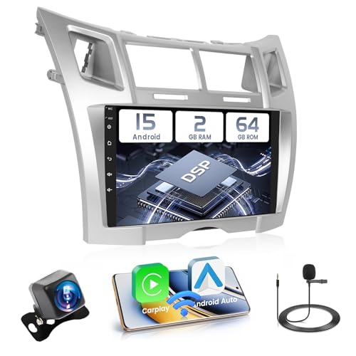Suono DSP: Autoradio touch screen per toyota vizi con DSP integrato, con 32 equalizzatori, il più avanzato processore di segnale digitale. Consente di regolare singolarmente 4 altoparlanti e di regolare 32 equalizzatori per creare effetti sonori simili a quelli di un concerto dal vivo e godersi il proprio suono preferito in auto