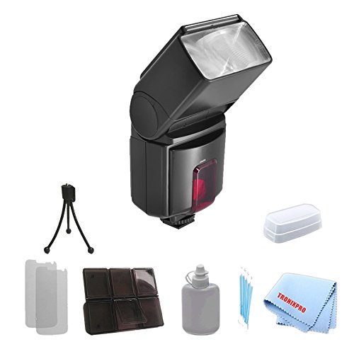 Professional Ttl Swivel Flash For Nikon D5000, D5100, D5200, D5300, D5500, D40, D40X, D50, D70, D70S, D80, Df, D7000 And More Models, With A Complete Starter Kit #TOP6