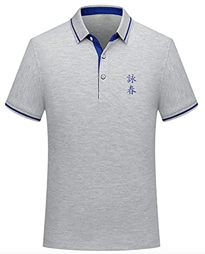 Polos Manga Corta Hombre Polo Camisetas Marca Tao, Wing Chun Gris Talla L Cover