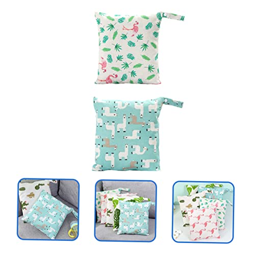 Luxshiny 2 Peças Saco De Fraldas Organizador De Armazenamento Para Animais De Estimação Fraldas Para