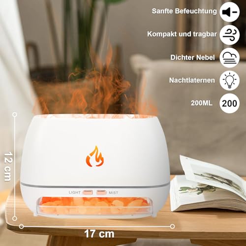 2-in-1 Aroma Diffuser, 200ML Luftbefeuchter Duftlampe Elektrisch – Bild 5