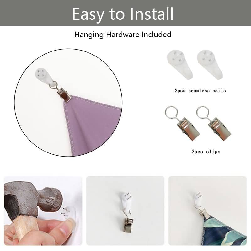 Tapisserie Murale Verticale Décorative Colorée Style Mandala Bohème Pour Chambre à Coucher, Garçon, Couverture, Salon, Chambre à Coucher, Décoration Artistique 95 X 73 Cm