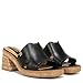 Franco Sarto Womens Florence Fashion Slide Heeled Sandals Black Leather 11 M