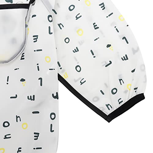 6-42 Months Toddler Baby Sleeved Bibs Waterproof Eating and Painting Smock. JNINTH4