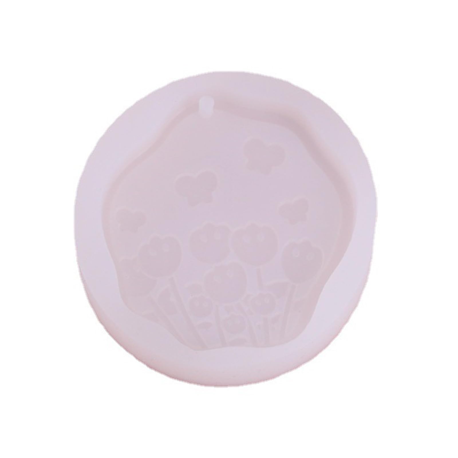 Buxuaaaa Tag Plaster Silicone Mold Car Pendant Ornament Mold Lilies of the Valley Resin Craft Molds