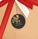 Brown Cloud Personalized Printed Message/Name/Quote Gift Tags/Card/Label for Party, Wedding, Birthday, Return Gift, Thank You (Pack of 20) (GT 018)