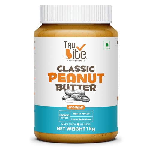 Image of Trubite Classic Peanut Butter (Creamy) (1kg) | 26g Protein | Cholesterol Free | Indian Recipe | Delightful Taste