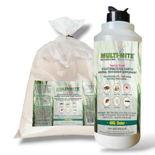 Multi-Mite Diatomaceous Earth Powder 400g + 1kg Refill