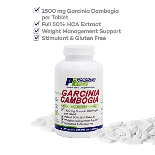 Performance Inspired 1500Mg Garcinia Cambogia, Weight Loss Supplement – Stimulant Free – 120 Count #TOP1