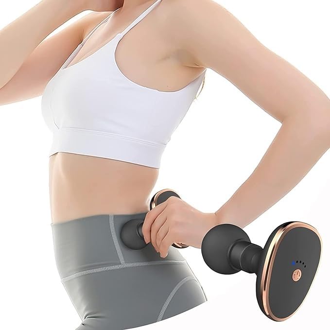 ETVIEIO Mini Massager | Handheld Neck Vibrating Massage | Portable Electric Rechargeable Muscle Massage | Personal Deep Tissue Body Massager | Targeting Neck Back Arm and Leg Muscle Pain Alleviation ETVIEIO Mini Massager | Handheld Neck Vibrating Massage | Portable Electric Rechargeable Muscle Massage | Personal Deep Tissue Body Massager | Targeting Neck Back Arm and Leg Muscle Pain Alleviation
