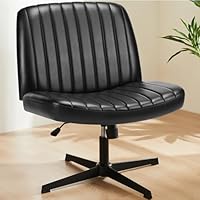 Sweetcrispy Criss Cross Stoel Legged, Armloze Bureaustoel zonder