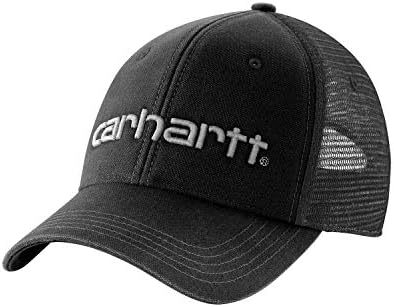 Carhartt mens Dunmore Mesh Back Cap Canvas Mesh-back Logo Graphic Cap (pack of 1)