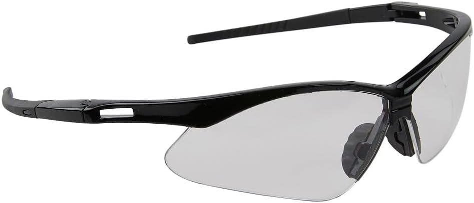 J. J. Keller & Associates, Inc. SAFEGEAR Clear Safety Glasses 3-pk. - Scratch Resistant, Black Frame