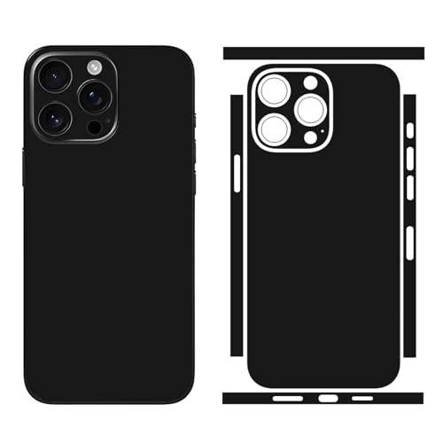 Autocollant pour iPhone 15 Pro Max protection appareil photo arrière noir