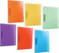 Vista 1 de Filexec 6192, Clamp Binder, Frosted, Set of 6, 6 Assorted Colors Blueberry, Strawberry, Grape, Lime, Lemon, Tangerine (50028-6192)