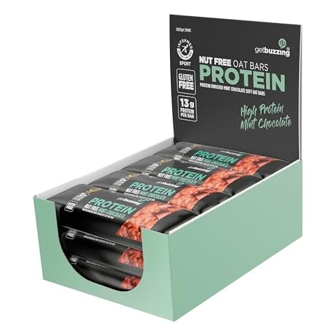 Getbuzzing High Protein Nut Free Flapjack - Mint Chocolate Cover