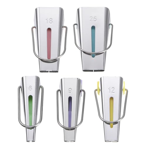 uxcell Bias Tape Maker Kit 6mm 12mm 18mm 25mm 9mm Single and Double Fold Fabric Bias Binding Maker Sew Tool for Fabric Patchwork Quilting Sewing Crafting DIY