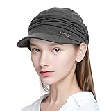 ColorSun Women Newsboy Soft Cotton Cabbie Cap Beret Hats Baseball Cap Painter Visor Hats