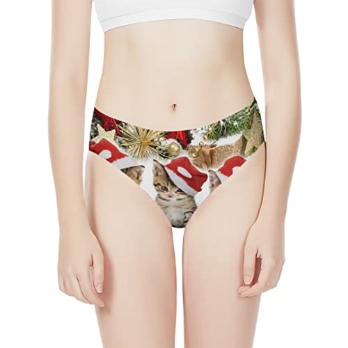 Image of Dellukee Sexy Women Underwear Briefs Breathable Hipster Panty White Alpaca Print
