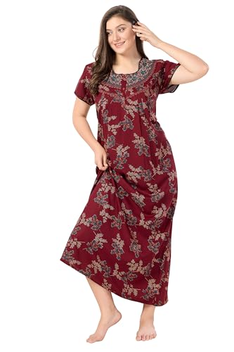 Image of Soulemo Women's Alpine Blended Printed Nighty 1635