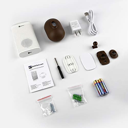 Wireless Driveway Alarm Alert System - RingPoint Waterproof Outdoor Motion Sensor Alarm - Expandable Motion Detector Alarm w/Over 1000-Feet Range, 32 Chimes, 5 Loud Levels, LED Indicators - Thumbnail 4