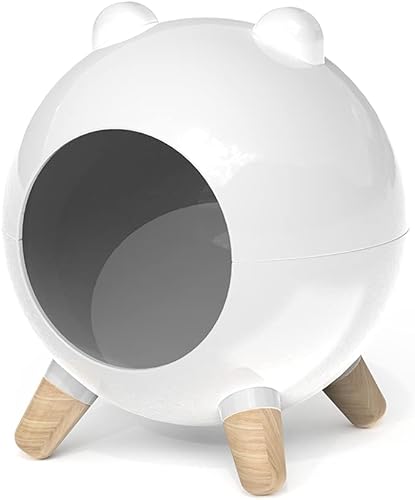 Marchul Escondite de hámster, decoración de hábitats de casa para hámster enano jerbos de hámsteres sirios (blanco)