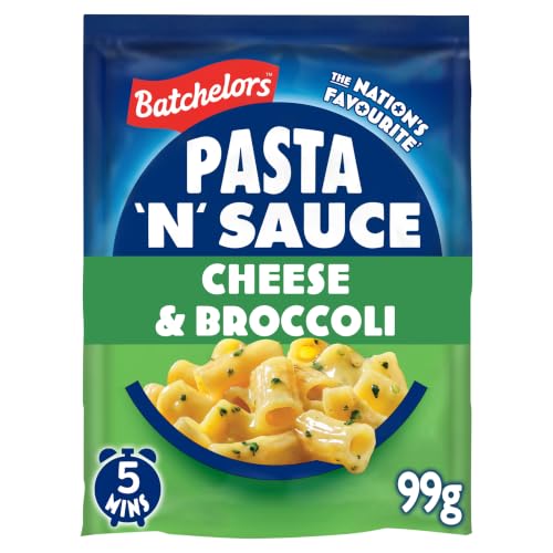 Batchelors Pasta n Sauce Cheese & Broccoli Flavour Instant Snack 99 g Packet (Pack of 1)