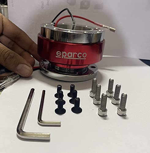 Image of AUTO MT SPARCO Universal Steering Wheel Ball Quick Release Boss Kit Lock JDM Joint Hub