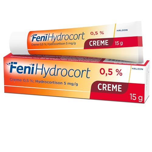FeniHydrocort Creme 0 5% Hydrocortison 5 mg/g 3-fach wirksam bei Hautentzündungen: Lindert Juckreiz vermindert Schwellungen reduziert Rötungen 15 g