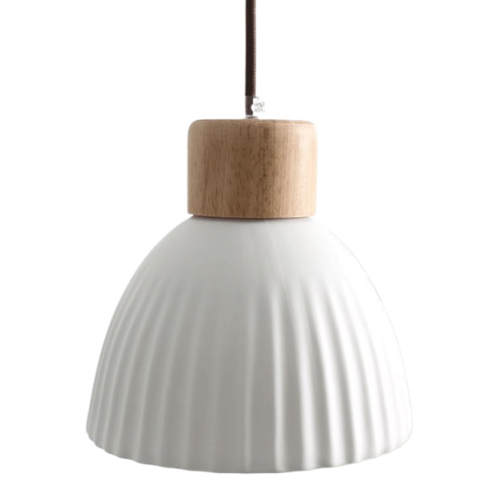 Lustre rétro en céramique au design de personnalité créative E27