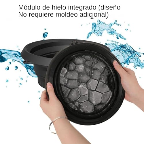 Miniatura 7 de Flkiglm Cuenco De Baño De Hielo Para Cara, Cuenco Para Baño De Hielo, Cuenco De Baño De Hielo Facial, Cuenco De Silicona Para Sumergir La Cara, Baño De Hielo, Dispositivo De Hielo, Baño De Hielo