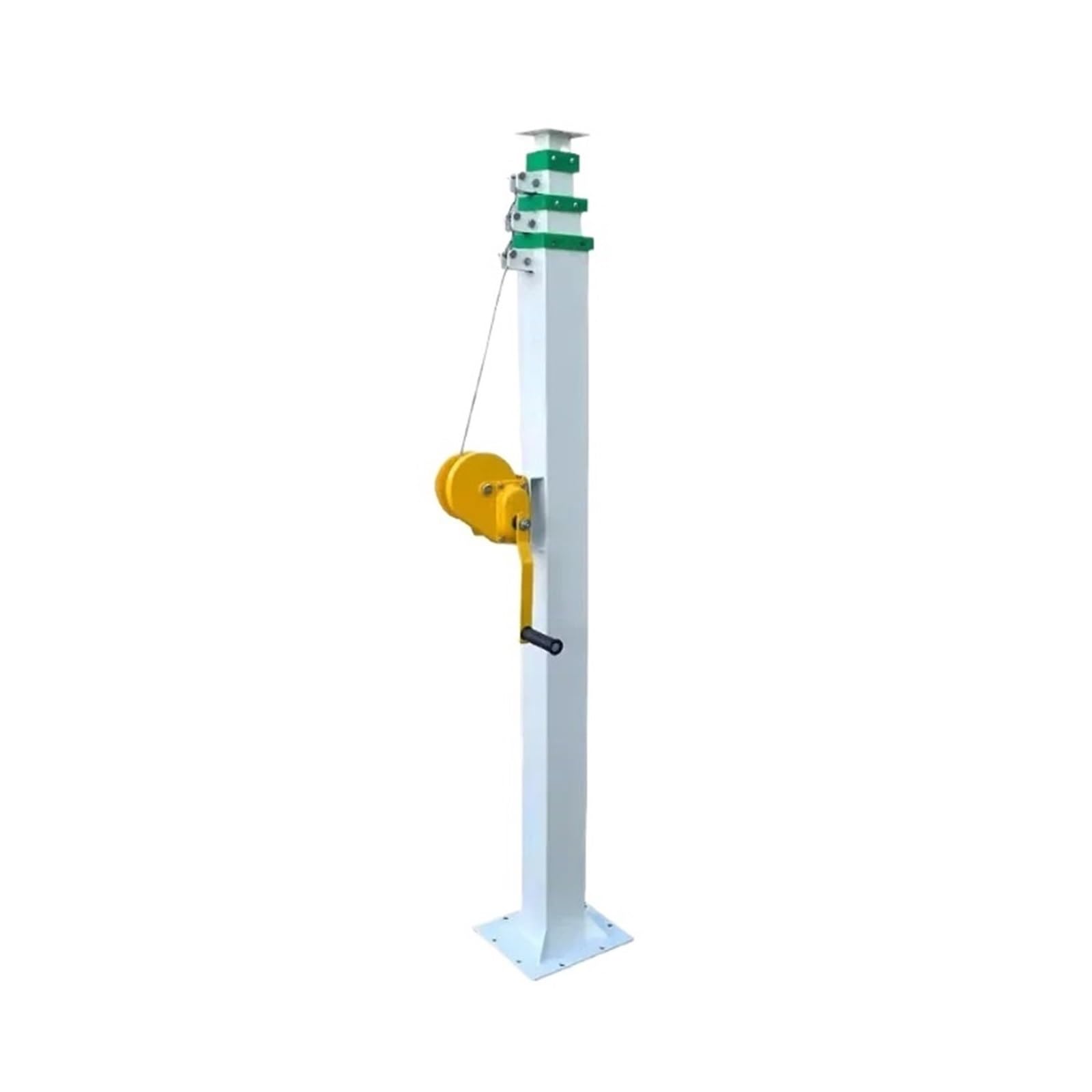 Jweinenl Manual Joystick-3M Winch Driven Telescopic Lift Mast, Custom Manual Hand Lifting Monitoring Pole(Manual Joystick-3M)
