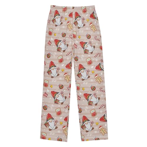 Boys' Pants Christmas Gnomes Santa Claus Long Bottoms Jogger Pants Elastic Waist Trousers with Pockets S-XL