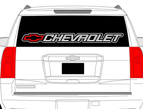 Chevy Vinyl Decal Window Bed Tailgate Sticker Banner Windshield Graphics Banner Chevy Trucks 1500 350 ss HD Z71