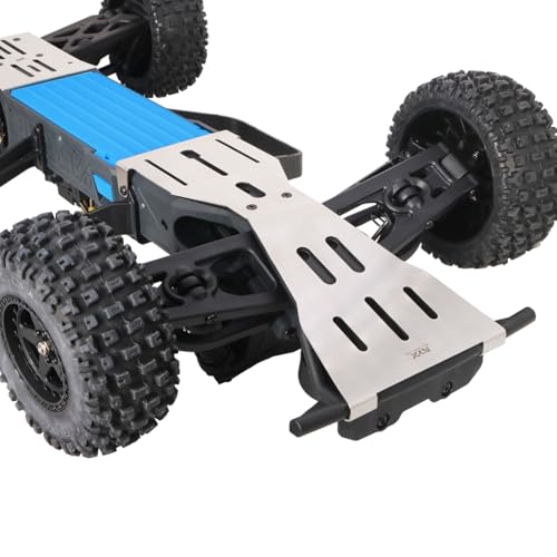 Image of KYX Racing Stainless Steel Chassis Guard Skid Plate Guard Upgrades Parts Accessories for 1 /10 RC Car ARRMA Fury Mega