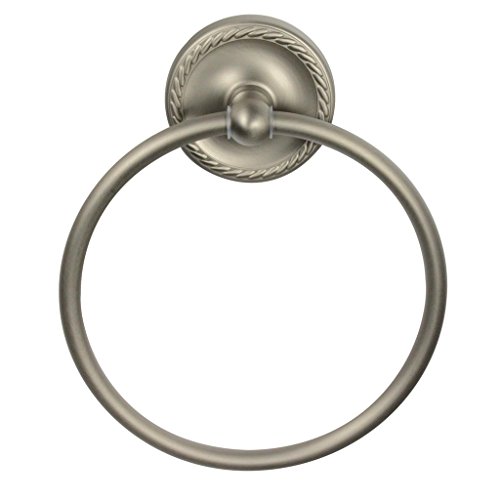 Banner Castille Collection Towel Ring, Satin Nickel