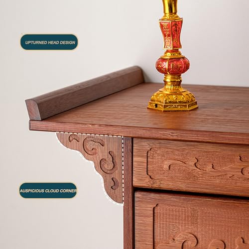 Table d'autel de méditation pour ranger ses objets de rituel bouddhiste - 4