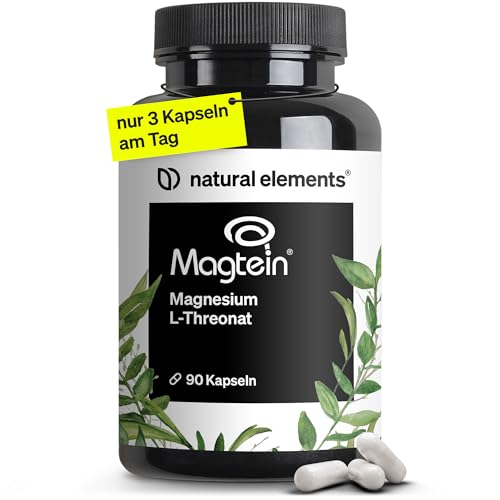 Magnesium L-Threonate (Magtein®) – 2.083mg Magnesium L-Threonat pro Tagesdosis – 90 Kapseln – für deinen Magnesiumhaushalt – vegan, hoch bioverfügbar – in Deutschland entwickelt & laborgeprüft 1