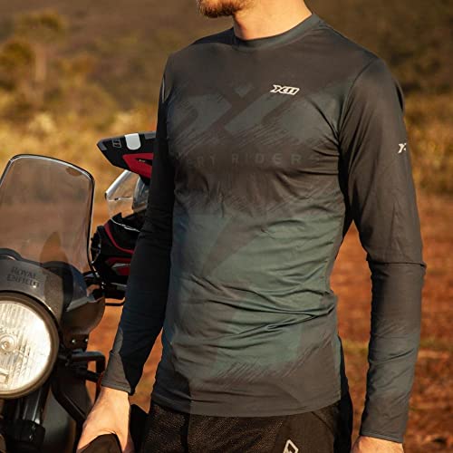 Blusa X11 Sunprotec Segunda pele Proteção solar Rise Eclipse Azul 2G