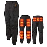 Genérico Pantalon Termico Calefactables Calefacción Pantal1s Térmico Electrico para Invierno Ropa Interior Termica Mallas con 3 Temperature para Interior Exterior Moto Esquí(M)