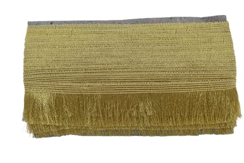 Cinta de flecos para blusas y saris sin deshilacharse, borde de encaje de borla de 9 yardas 2