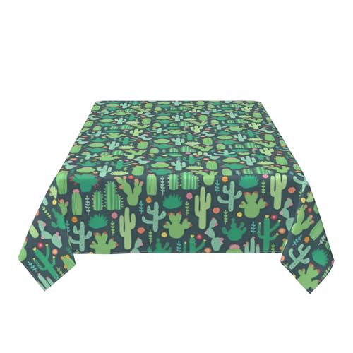 Nappe pour restaurant et décoration de table motif cactus lavable 152 x 228 - 6
