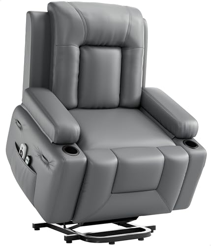 Garvee Power Lift Recliner Chair - Heat and Massage, PU