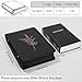 Bible Cover Case for Women and Men, PU Leather Bible Bag Bible Study Supplies Accessories with Detachable Wrist Strap