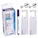 Firstomato 2PCS Disposable Ear Piercing Kit Single Use Ear Piercing Gun Home Use Aseptic Ear Cartilage Piercing Tool Hypoallergenic Surgical Steel Earring (3mm Ball,Silver)