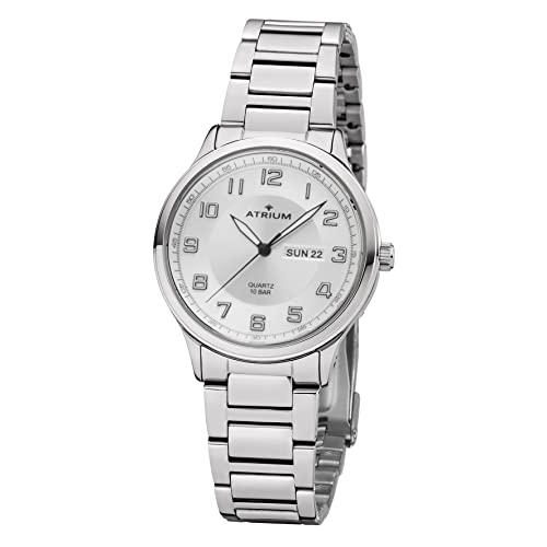 Montre à quartz analogique étanche 10 bars Atrium pour homme actif cherchant solidité et date