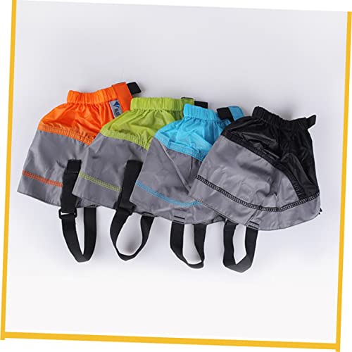 Outanaya 1 par de botas com mangas para pernas, coberturas de neve para ambientes externos, polainas